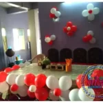 Red & White Theme Birthday Party
