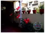 Red And White Balloon Decoration. - Image 4