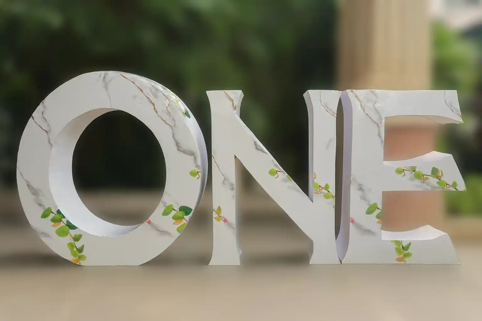 ONe letter One Table for Birthday Party On Rent in Bhopal. - Image 1