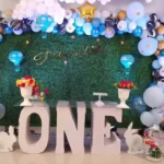 Hot Air Balloon Theme  Jungle  With One Letter Table