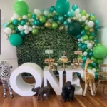 Jungle theme with One Letter Table