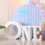 Oh Baby Pastel Ring  With One Letter Table
