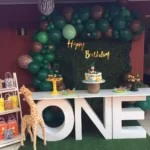 Jungle Theme With One Letter Table