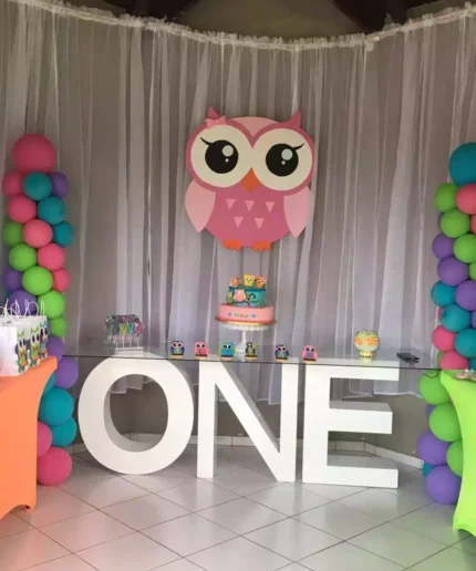 ONE OWL THEMED With One Letter Table