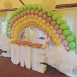 Rainbow Theme with One Letter Table