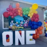 Disney in the House Theme with One Letter Table