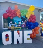 Disney in the House Theme with One Letter Table