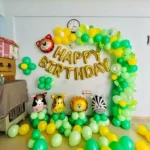 Jungle Theme Birthday Party at Home